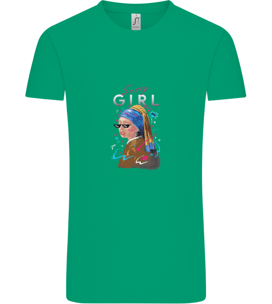 The Sassy Girl Design - Comfort Unisex T-Shirt_SPRING GREEN_front