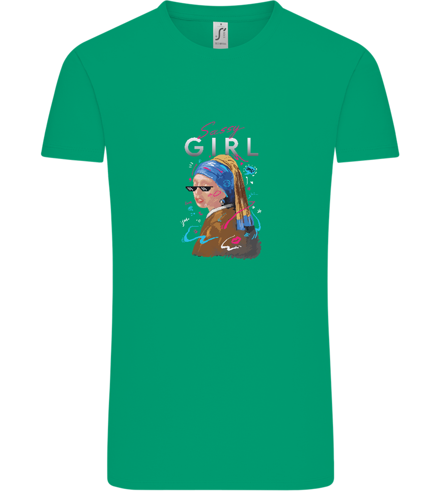 The Sassy Girl Design - Comfort Unisex T-Shirt_SPRING GREEN_front