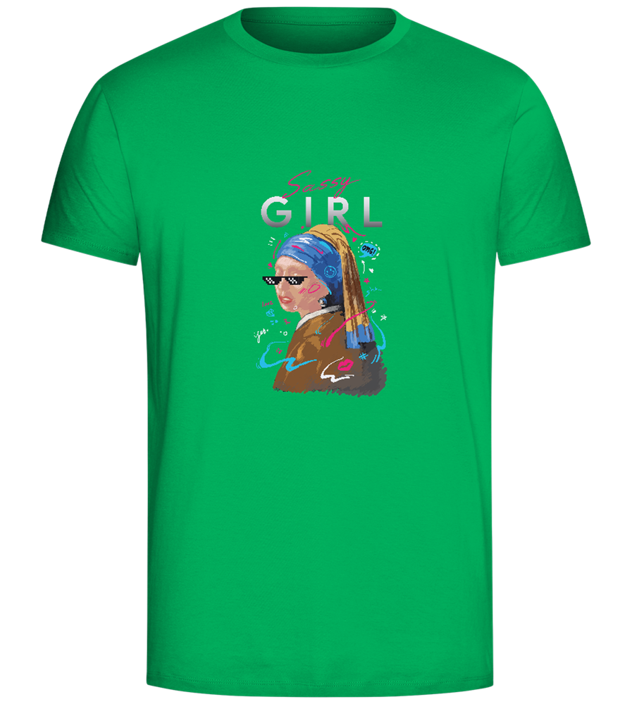 The Sassy Girl Design - Comfort Unisex T-Shirt_SPRING GREEN_front