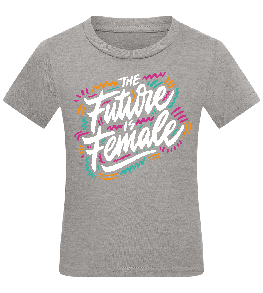 Future Is Female Design - Comfort kids fitted t-shirt_ORION GREY_front
