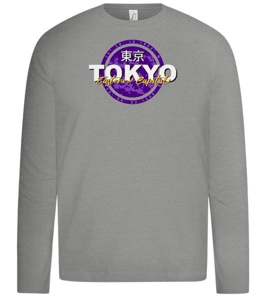 Eastern Capital Design - Premium kids long sleeve t-shirt_ORION GREY_front