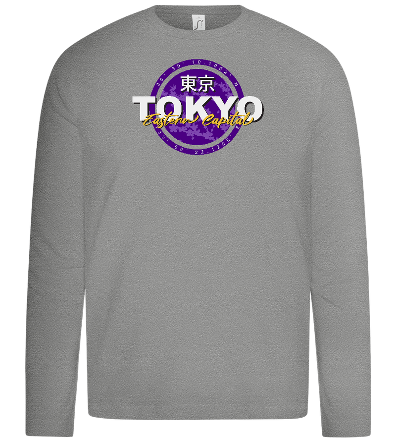 Eastern Capital Design - Premium kids long sleeve t-shirt_ORION GREY_front