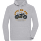 Cafe Racer Motor Design - Comfort unisex hoodie_ORION GREY II_front