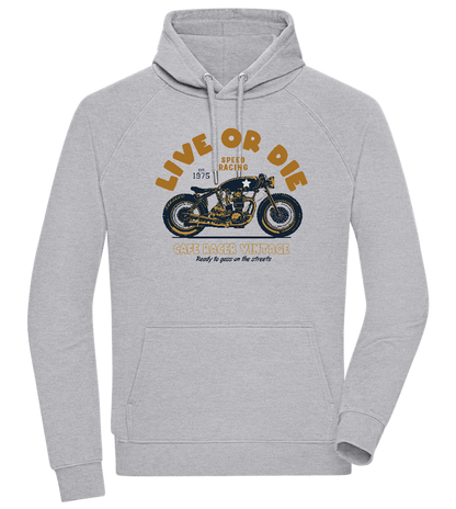 Cafe Racer Motor Design - Comfort unisex hoodie_ORION GREY II_front