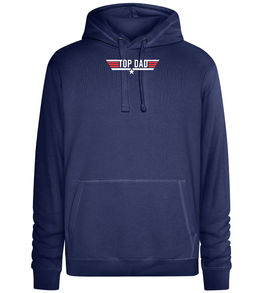 Top Dad Design - Premium unisex hoodie_DENIM CHINA_front