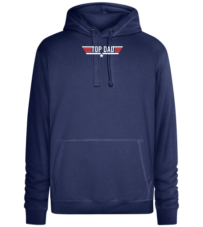 Top Dad Design - Premium unisex hoodie_DENIM CHINA_front