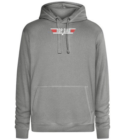 Top Dad Design - Premium unisex hoodie_ORION GREY II_front