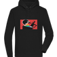 Chemical X Design - Premium unisex hoodie_BLACK_front