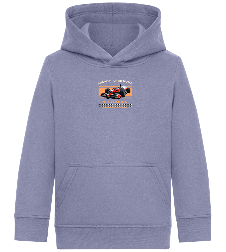 Champion of the World Design - Comfort Kids Hoodie_BLUE_front