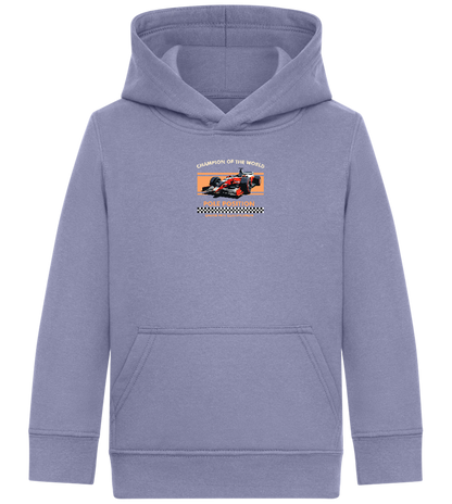 Champion of the World Design - Comfort Kids Hoodie_BLUE_front