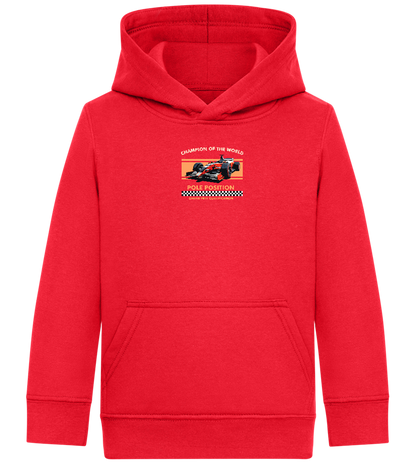 Champion of the World Design - Comfort Kids Hoodie_BRIGHT RED_front