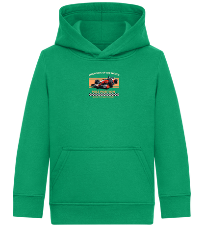 Champion of the World Design - Comfort Kids Hoodie_MEADOW GREEN_front