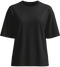 Premium women's oversized t-shirt_DEEP BLACK_front