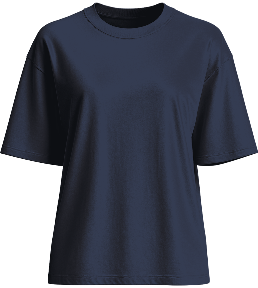 Premium women's oversized t-shirt_FRENCH NAVY_front