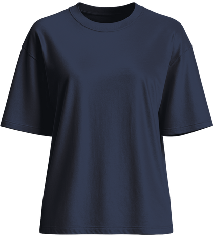 Premium women's oversized t-shirt_FRENCH NAVY_front