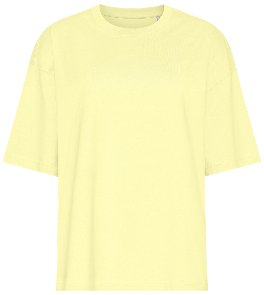 Premium women's oversized t-shirt_LIGHT YELLOW_front