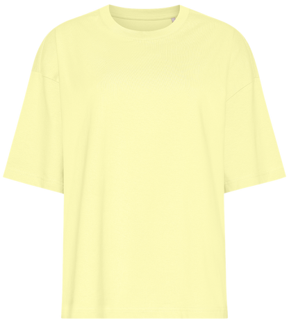 Premium women's oversized t-shirt_LIGHT YELLOW_front