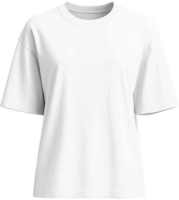 Premium women's oversized t-shirt_WHITE_front