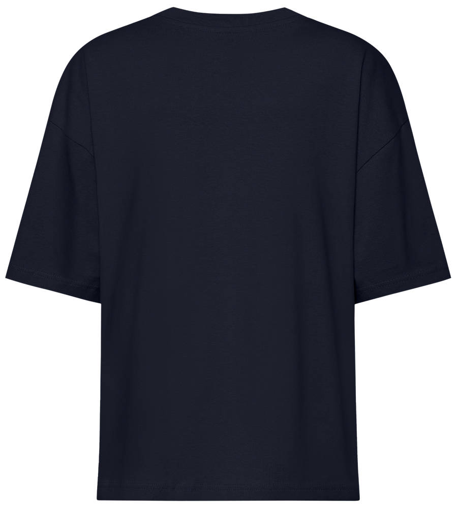 Premium women's oversized t-shirt_FRENCH NAVY_back