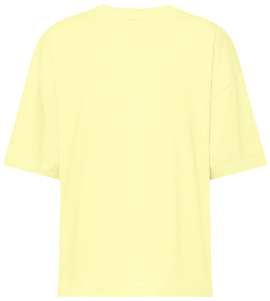 Premium women's oversized t-shirt_LIGHT YELLOW_back