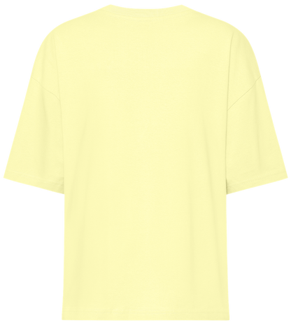 Premium women's oversized t-shirt_LIGHT YELLOW_back