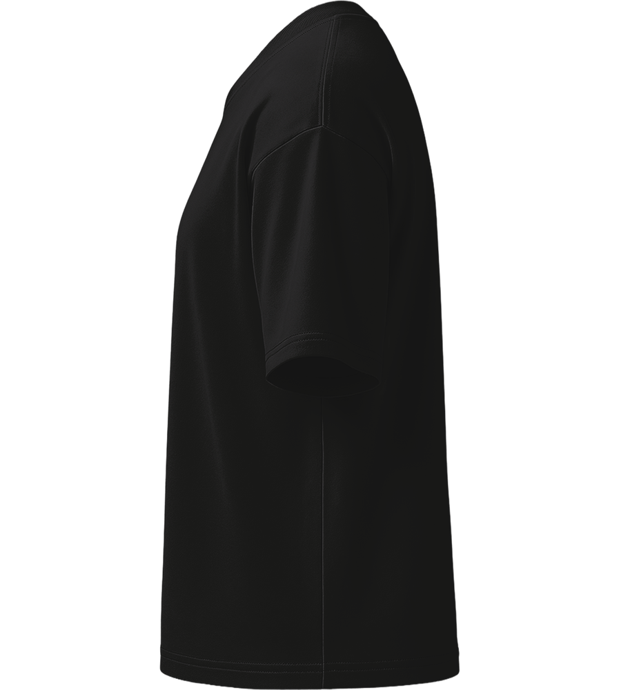 Premium women's oversized t-shirt_DEEP BLACK_left