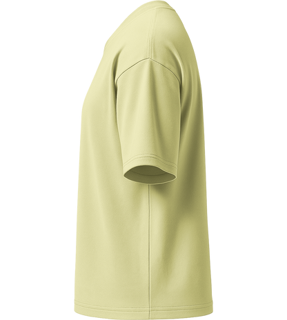 Premium women's oversized t-shirt_LIGHT YELLOW_left