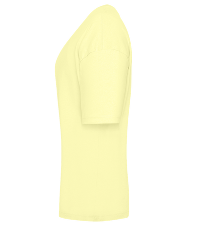 Premium women's oversized t-shirt_LIGHT YELLOW_left