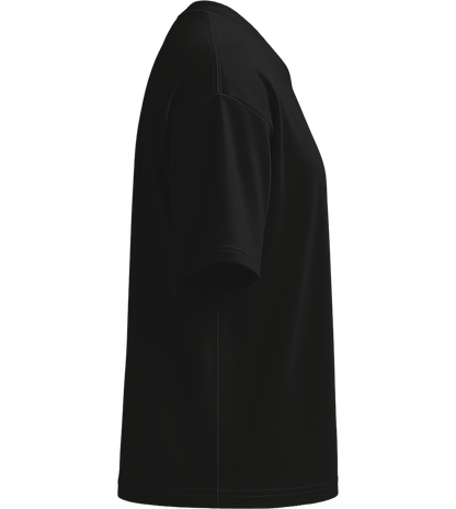 Premium women's oversized t-shirt_DEEP BLACK_right
