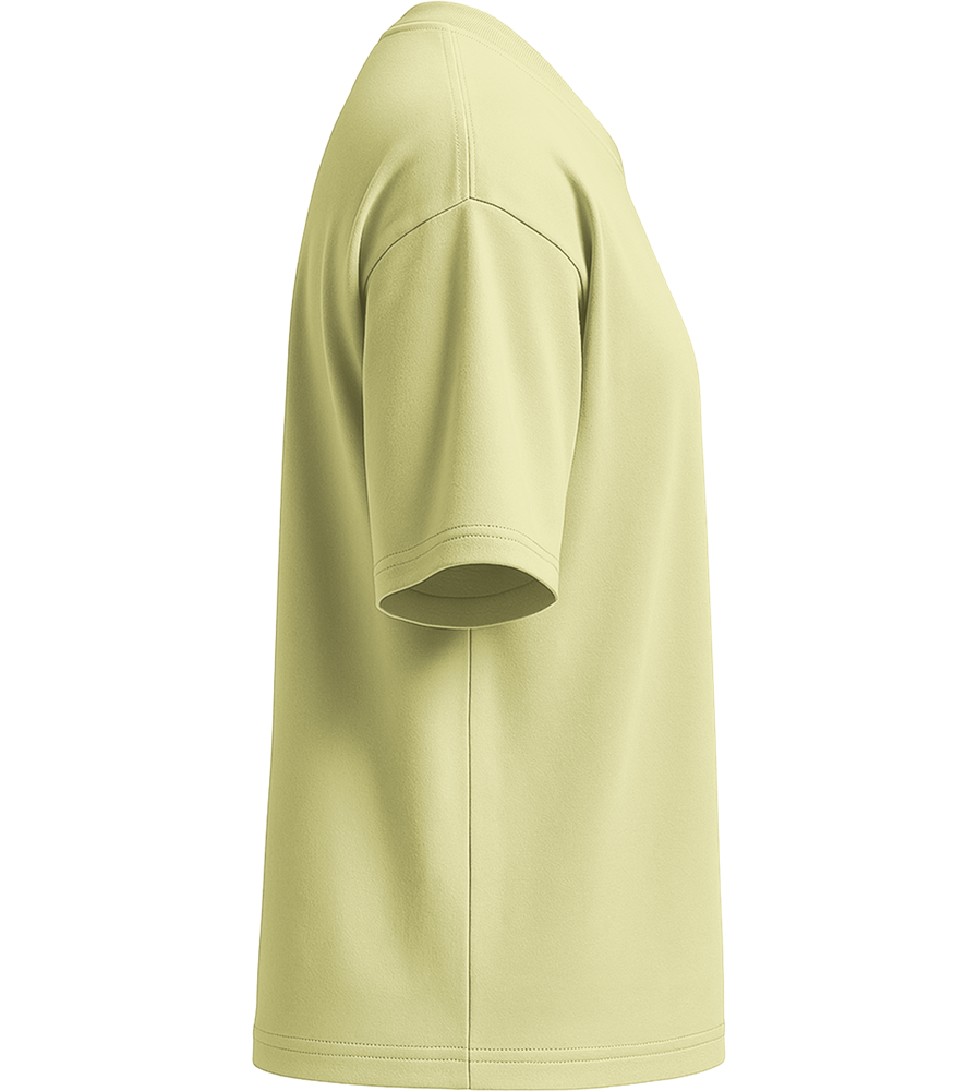 Premium women's oversized t-shirt_LIGHT YELLOW_right