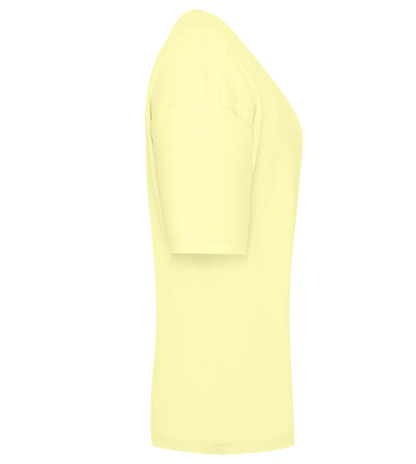 Premium women's oversized t-shirt_LIGHT YELLOW_right