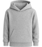 Basic kids hooded sweater_GREY MELANGE_front