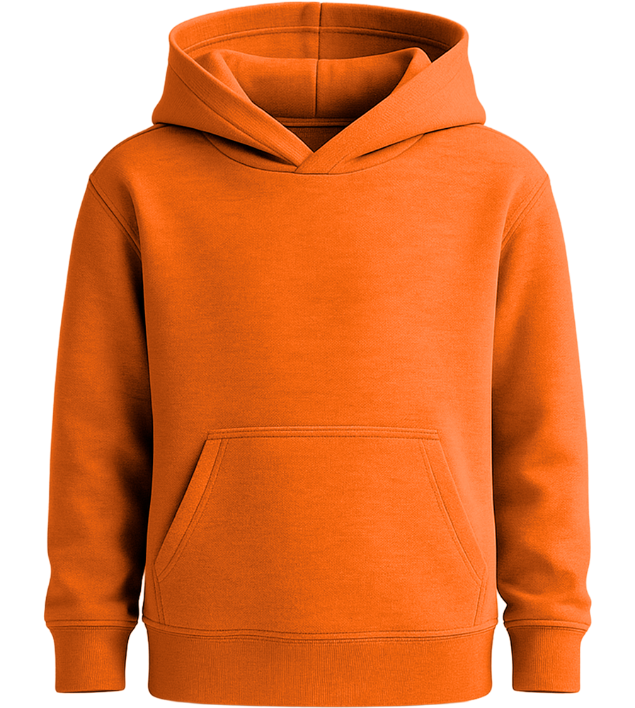Premium kids hooded sweater_ORANGE_front