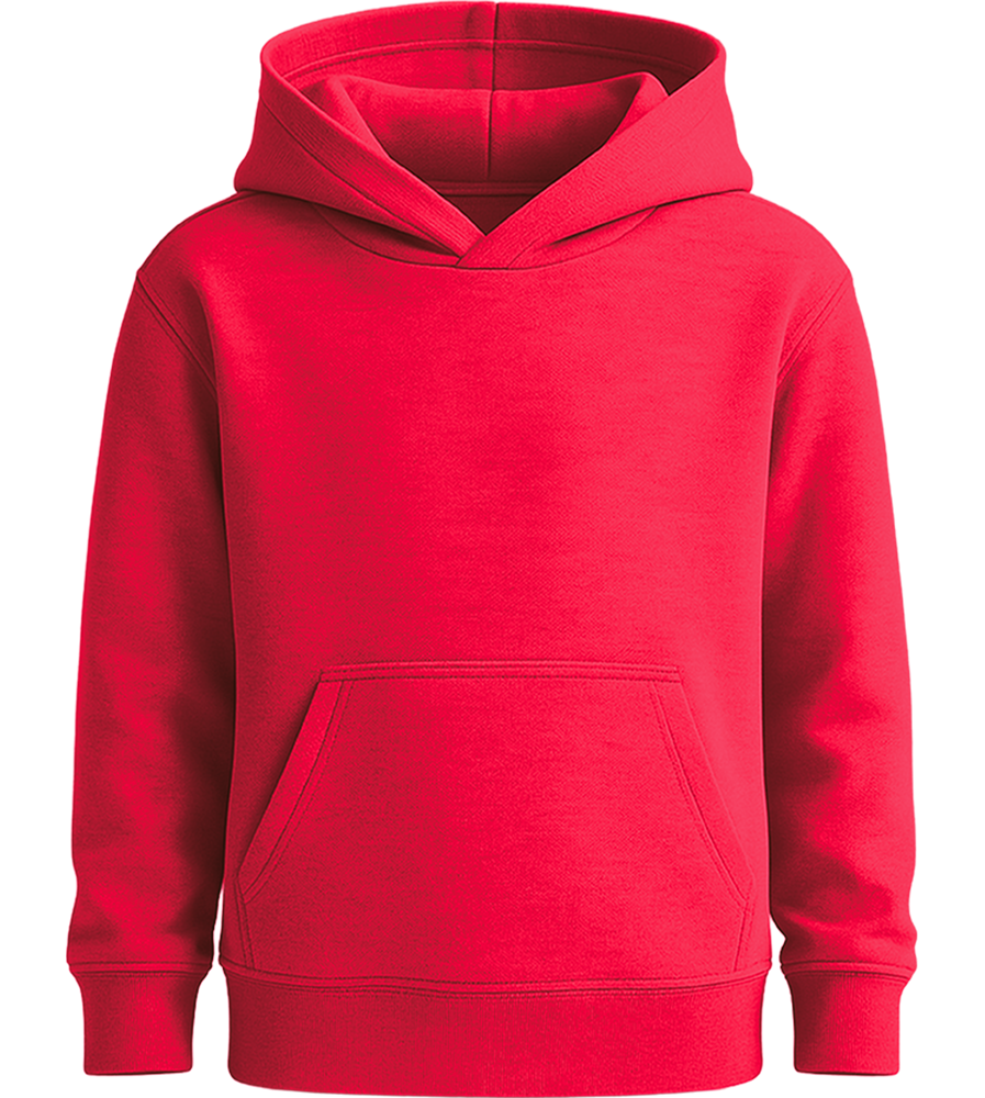 Premium kids hooded sweater_RED_front