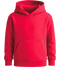 Basic kids hooded sweater_RED_front
