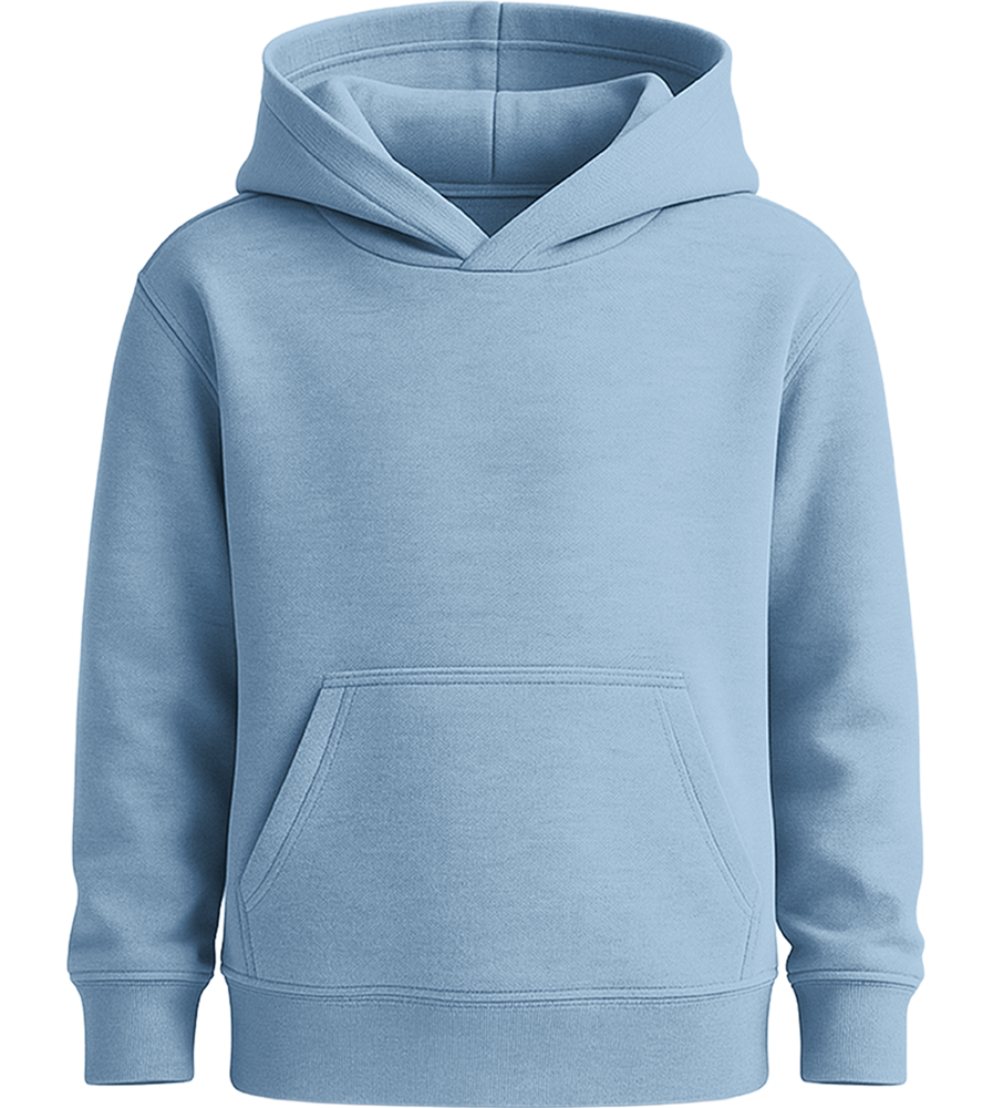 Premium kids hooded sweater_SKY BLUE_front