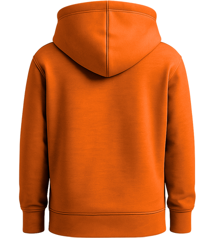 Premium kids hooded sweater_ORANGE_back