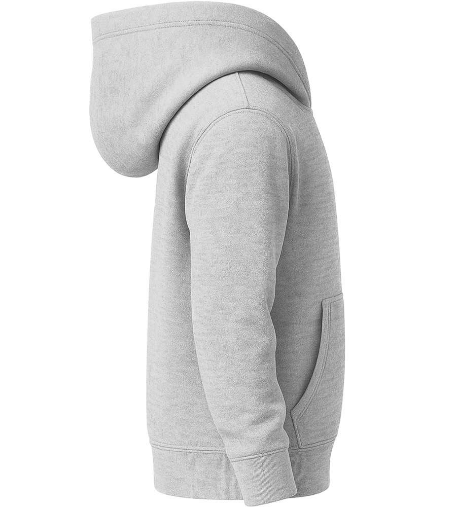 Premium kids hooded sweater_GREY MELANGE_right