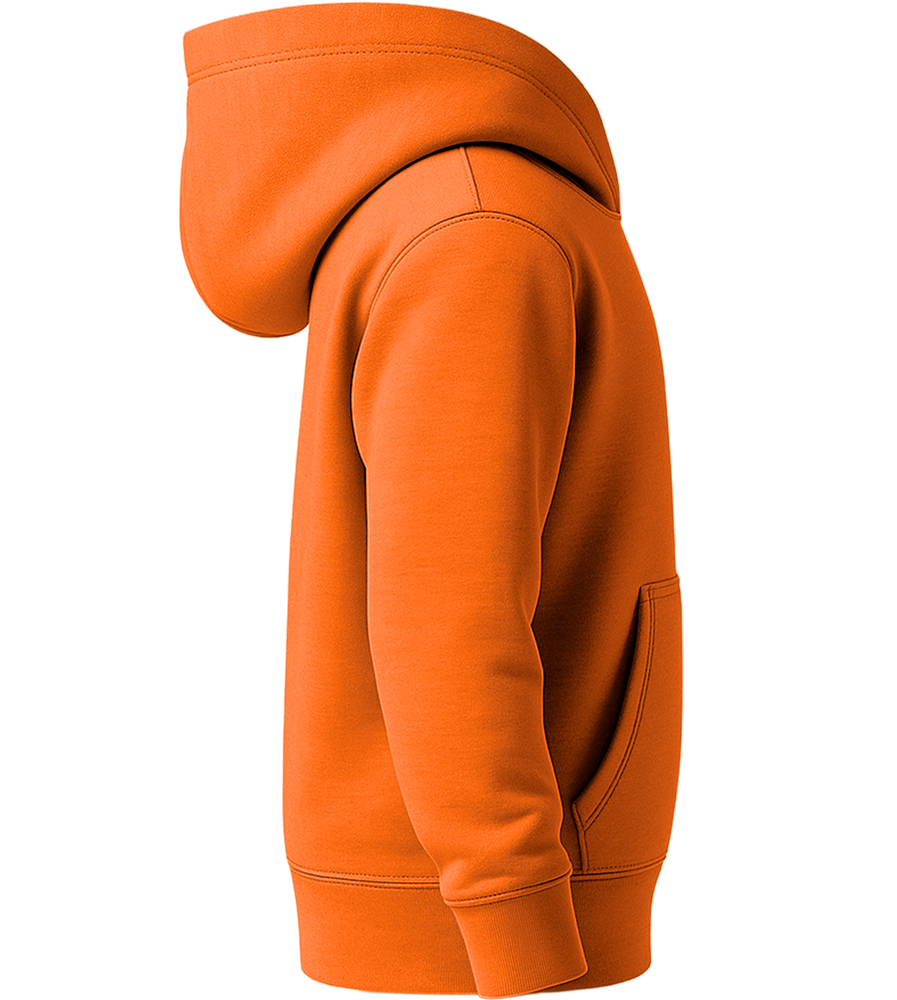 Premium kids hooded sweater_ORANGE_right