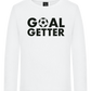 Goal Getter Design - Premium kids long sleeve t-shirt_WHITE_front
