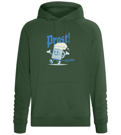 Prost Beer Design - Comfort unisex hoodie_GREEN BOTTLE_front