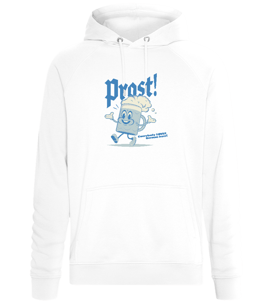 Prost Beer Design - Comfort unisex hoodie_WHITE_front