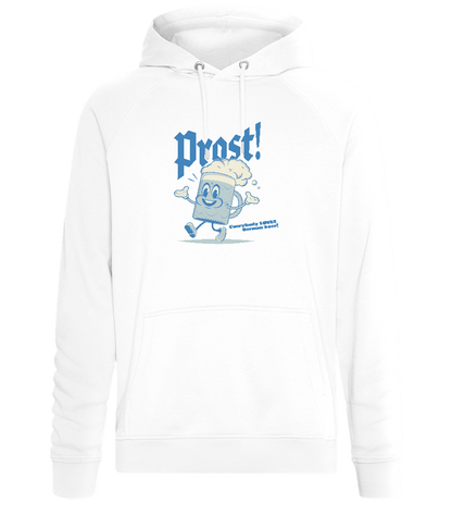 Prost Beer Design - Comfort unisex hoodie_WHITE_front