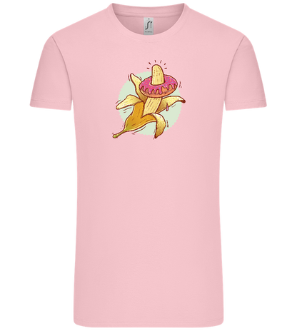 Banana Donut Design - Comfort Unisex T-Shirt_CANDY PINK_front