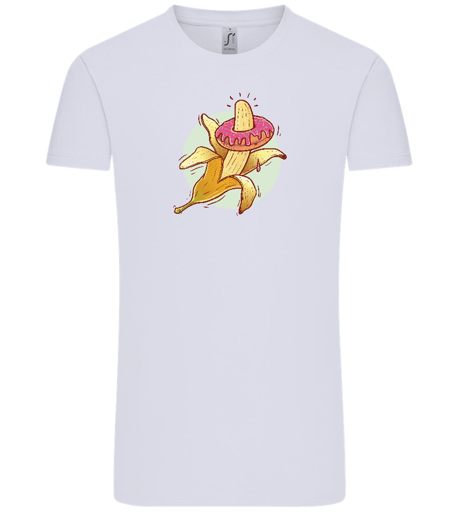 Banana Donut Design - Comfort Unisex T-Shirt_LILAK_front