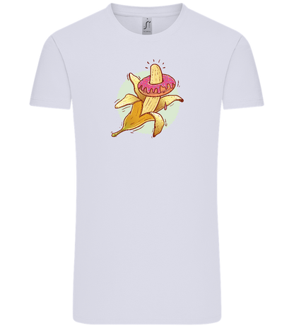 Banana Donut Design - Comfort Unisex T-Shirt_LILAK_front