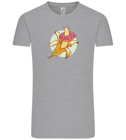 Banana Donut Design - Comfort Unisex T-Shirt_ORION GREY_front