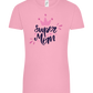 Super Mom Crown Design - Comfort women's t-shirt_PINK ORCHID_front