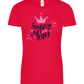 Super Mom Crown Design - Comfort women's t-shirt_RED_front