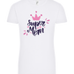 Super Mom Crown Design - Comfort women's t-shirt_WHITE_front